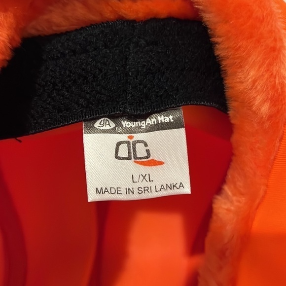 YoungAn Hat Mens Orange Eat Sleep Drink Golf Does Anyone Have Any Questions Cap - Picture 11 of 11